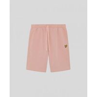 lyle  scott short ml414vogt plain sweatshort-y120 pink grapefruit para hombre