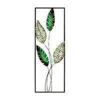 decoracion pared de metal timeyi 3 multicolor 32x90 cm
