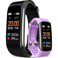 pulsera de actividad giewont gw200 bluetooth ip67 negro 5 dias pulsometro y presion