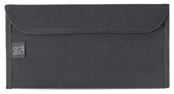 Chrome utility pouch small black
