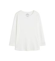 ecoalf para mujer mcwgatsbeja00824w24-000 camiseta beja blanco xs casual algodon manga larga sostenible