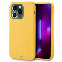 cool funda eco biodegradable amarilla para iphone 14 pro