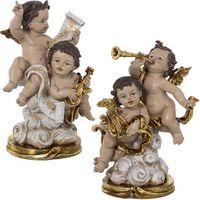 set 2 figuras angeles multiples colores