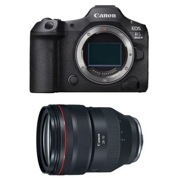 Cámara Mirrorless Canon EOS R5 Mark II 45MP 8K 28-70mm Sensor Full-Frame WiFi Bluetooth