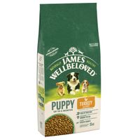james wellbeloved puppy - turkey  rice - 15kg