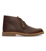 clarks para hombre 26166785 botines de piel desert bt evo marron 46 plano cordones casual
