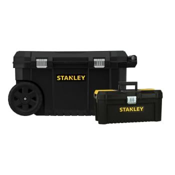Arcón 50L Stanley Essential con Caja de herramientas