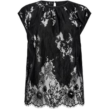 Lisca Blusa Camiseta de encaje manga corta DELICATE para mujer