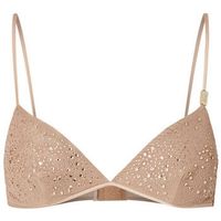 liu jo blusa top en tul con bordados joya para mujer