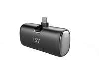 reacondicionado seminuevo muy bueno powerbank - isy ipp-5500 5000 mah universal usb-c negro