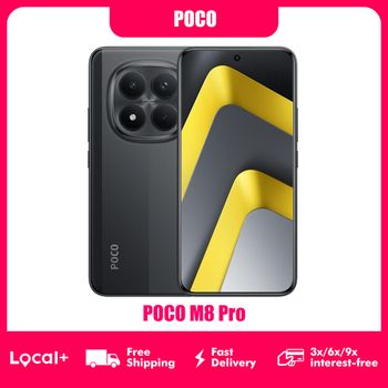 POCO M8 Pro 5G 8GB 256GB 12GB 512GB NFC Batería de 6500mAh Cámara de 50MP Teléfono Inteligente