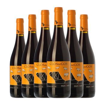Terra I Vins Vino Tinto Clos Del Gos Montsant Joven 75 Cl 14% Vol. (pack De 6 Unidades)