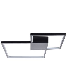 Lámpara led de techo  metal negro
