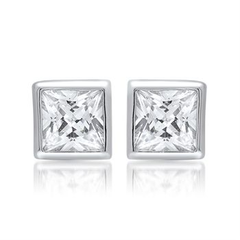 Pendientes exclusivos de plata 925 con circonita cúbica