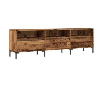 Mueble de tv madera ingeniería madera envejecida 150x30x44,5 cm