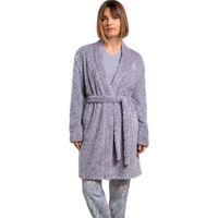 admas chaqueta de punto bata night garden para mujer