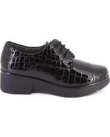 de pitillos 10057 zapatos con cordones de mujer negro