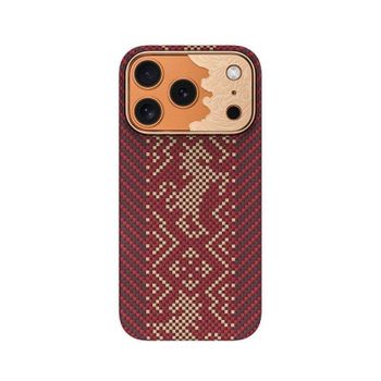 Funda para móvil Benks Knight Air fibra de aramida roja MagSafe para iPhone 18 Pro