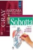 pack anatomia gray para estudiantes  sobotta cuaderno colorear