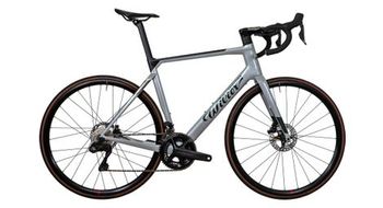 Bicicleta de carretera electrica hibrida wilier triestina filante shimano ultegra di2 12s 236 wh 700 mm plata verde