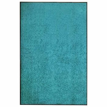 Felpudo Lavable Azul Cian 120x180 Cm Vidaxl