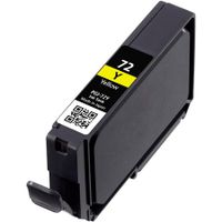 compatible yellow canon pgi-72y ink cartridge replaces canon 6406b001