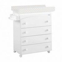 banera micuna b-970 blanco lunares beige
