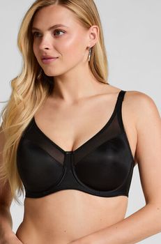 Hunkemöller Sujetador de aros reductor no preformado Nina Negro
