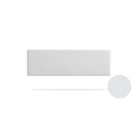 cabecero tapizado nova polipiel 130x50x5 cm - blanco - moonia