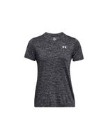 camiseta de fitness under armour tech ssc- twist mujer negro