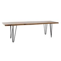 descalzadora acacia metal 160x40x46 natural