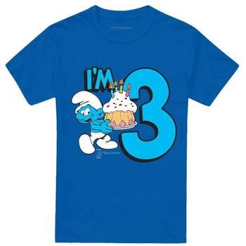 The Smurfs Camiseta I'm 3 para mujer