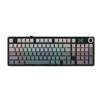 Teclado Mecánico Inalámbrico Tri-Modo AULA F99 MAX (Versión Sin Marca Compartida) 96% ANSI con Diseño Americano, Batería de 8000mAh y Retroiluminación RGB