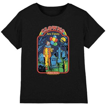 Steven Rhodes Camiseta Clowns Are Funny para niña