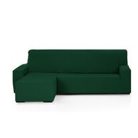 funda de sofa chaise longue modelo emiliacolor - verde botella posicion chaise longe - brazo izquierdo corto