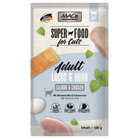 macs cat pouch 12 x 100 g - salmon y pollo