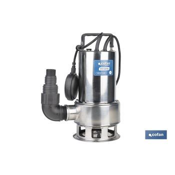 Electrobomba Sumergible Para Aguas Sucias | Potencia: 750 W | Caudal Máximo: 13000l/h | 7 M De Inmersión | Interruptor De Flotador