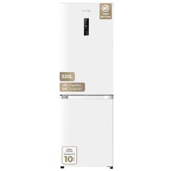 EVVO - Frigorífico Combi F56 Total No Frost 320 L con Motor Inverter y Clase Energética D