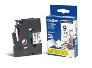 TZE-221 LAMINATED TAPE 9MM 8M