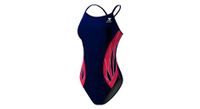 traje de bano de una pieza para mujer tyr phoenix diamondfit azul   rojo