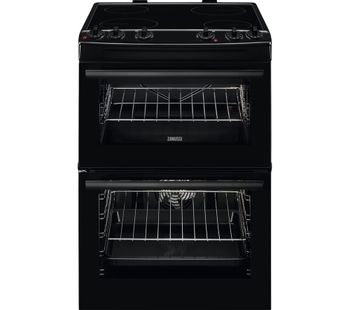 ZCV66060BE 60 cm Electric Ceramic Cooker - Black, Black