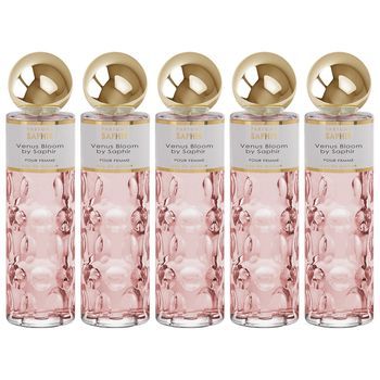 Pack De 5 Eau De Parfum Mujer Saphir Venus Bloom 200ml