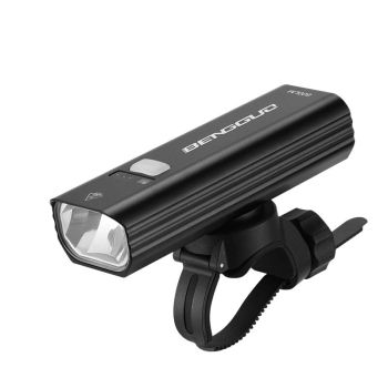 Faro inteligente BENGGUO 400/600/800LM con sensor de vibración para bicicleta,aleación de aluminio,resistente al agua,ca