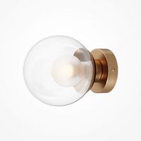 aplique de pared basic form transparente