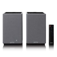 lenco libreria estereo hi-fi altavoz con bluetooth 53-2x40w rms - amplificador clase d - tecnologia dsp - rca - entrada optica - usb - mando a distancia