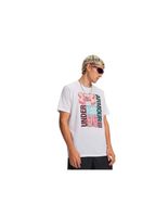 camiseta under armour logo collage ss hombre blanco
