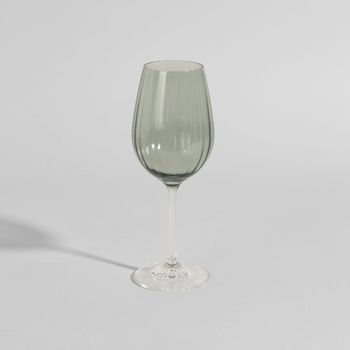 Copa de vidrio verde