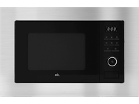 microondas integrable - ok omwg 2022-31 bi dm 800 w 5 niveles de potencia 20 l con grill gris y negro