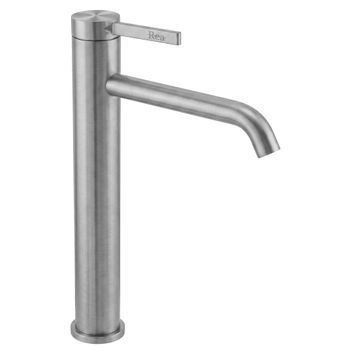 Grifo De Lavabo Rivo Brush Nickel High