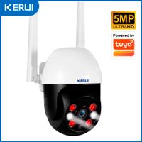 kerui 5mp 8mp 4k ptz wifi ip camara inalambrica tuya smart outdoor home security dual lens 10mp 5k camera cctv video surveillance